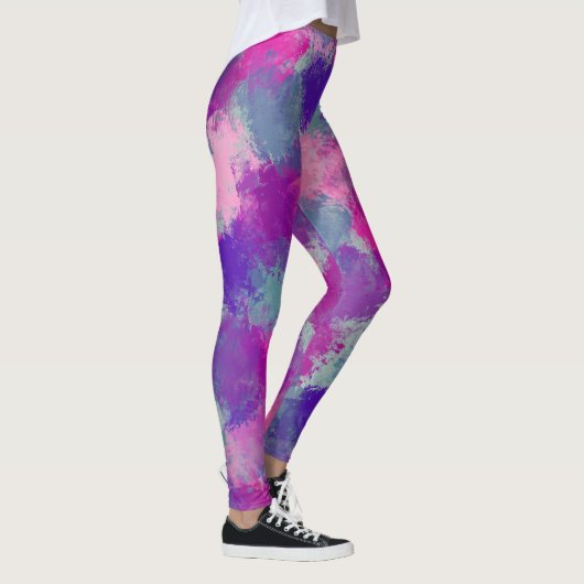 Leggings Bouquet Abstrait (Droite)