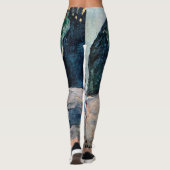 Leggings Bouquet avec Little Delft, Paul Cezanne (Dos)