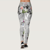 Leggings bouquet de fleurs (Dos)