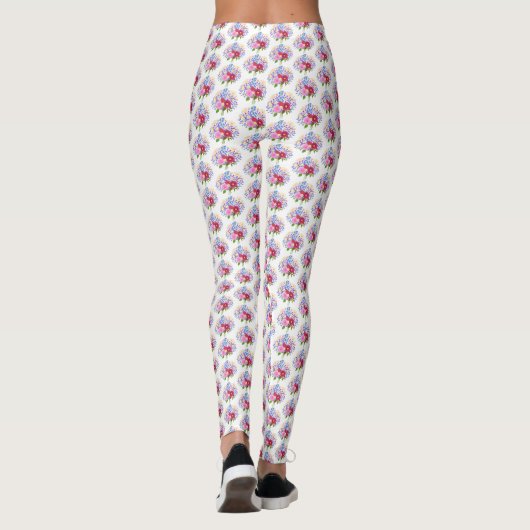 Leggings Bouquet de fleurs (Dos)