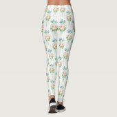 Leggings Bouquet de fleurs baroques (Dos)