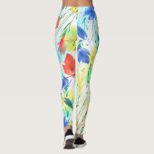 Leggings Bouquet de la mode orchidée (Dos)