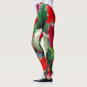 Leggings Bouquet de Noël (Gauche)