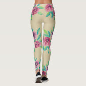 Leggings Bouquet de Roses Mêlées (Dos)
