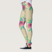 Leggings Bouquet de Roses Mêlées (Gauche)