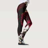 Leggings Bouquet de roses rouges (Droite)