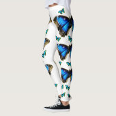 Leggings Bouton bleu - Longueur totale des pattes (Gauche)
