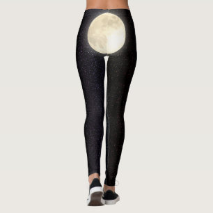 Leggings Bouton Pleine lune Sky Starry
