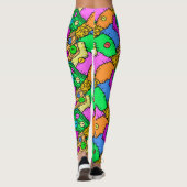 Leggings Boutons et pointes d'Halloween (Dos)