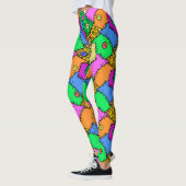 Leggings Boutons et pointes d'Halloween (Gauche)