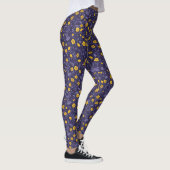 Leggings Boutons jaunes et violets (Droite)