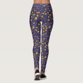 Leggings Boutons jaunes et violets (Dos)