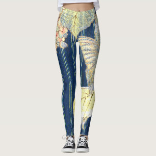 LEGGINGS BOUTTERFLIES DE JAPONAIS, STRIPES JAPONAISES