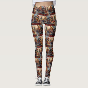Leggings Bouviers des Flandres Dessous de verre à rouleaux 