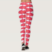 Leggings Bowties rouges et roses (Dos)