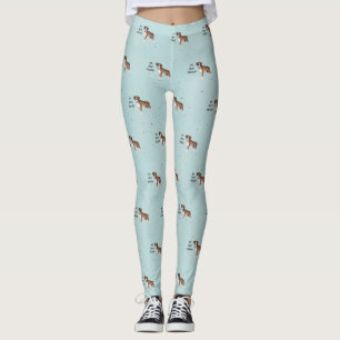 Leggings Boxer Chien Mon meilleur ami Animal de compagnie p