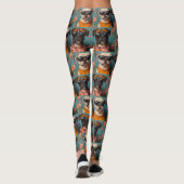 Leggings Boxeur avec roses de la Saint-Valentin (Dos)