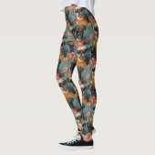 Leggings Boxeur avec roses de la Saint-Valentin (Gauche)