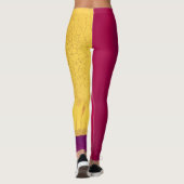 Leggings Braises dorées Abstrait (Dos)