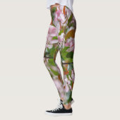 Leggings Branche délicate avec fleurs pommier (Gauche)