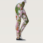 Leggings Branche délicate avec fleurs pommier (Droite)