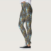 Leggings Branches En Tangée Des Pins Perspective Bizarre (Gauche)