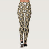 Leggings Branco e preto, e placas douradas sobre ? (Dos)