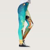 Leggings Brassage Cosmique : Le Rêve de Café de l'Astronaut (Droite)
