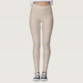 Leggings Brayures beiges (Devant)