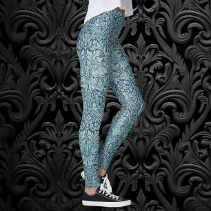 Leggings Brer Rabbit par William Morris Motif de textile bl
