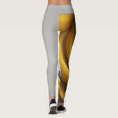 Leggings Brésil drapeau texture soie (Dos)