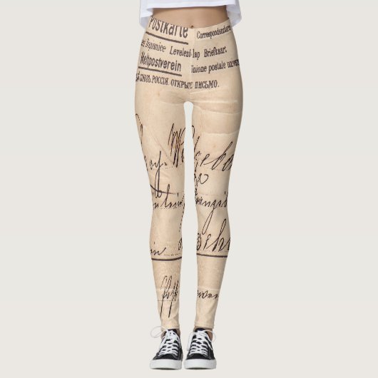 Leggings briefkaart (Voorkant)