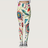 Leggings Bright Boho Design (Devant)