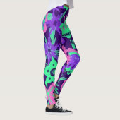 Leggings Bright de Floral Tropical Neon Colors (Droite)