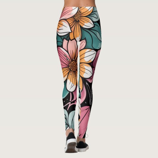 Leggings Bright Floral (Dos)