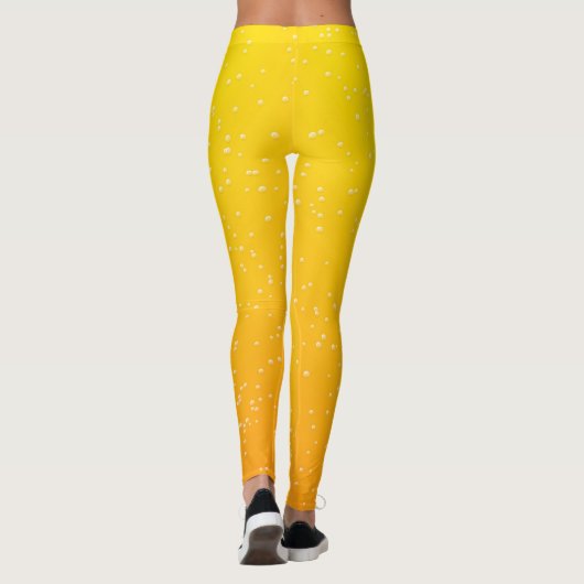 Leggings Bright Golden Beer Bubles (Dos)