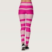 Leggings Bright Pink Stripe (Dos)