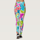 Leggings Bright Preppy Paisley (Dos)
