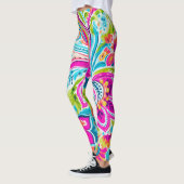 Leggings Bright Preppy Paisley (Gauche)