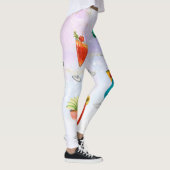 Leggings Bright rainbow cockparty boissons amusantes (Droite)