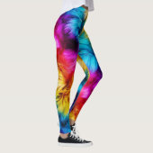 Leggings Bright Rainbow fausse texture de fourrure monstre (Droite)