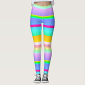 Leggings Bright vibrant rayé (Devant)