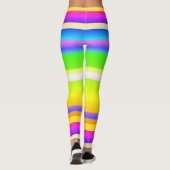 Leggings Bright vibrant rayé (Dos)