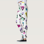 Leggings Bright White Pop Art 1980 (Gauche)