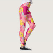 Leggings Brigit de sirène rose, dauphin et pois (Droite)