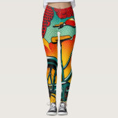 Leggings Brillance vélo (Devant)