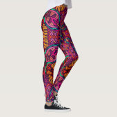 Leggings Brillant floral Abstrait Geometrical Whimsal (Droite)
