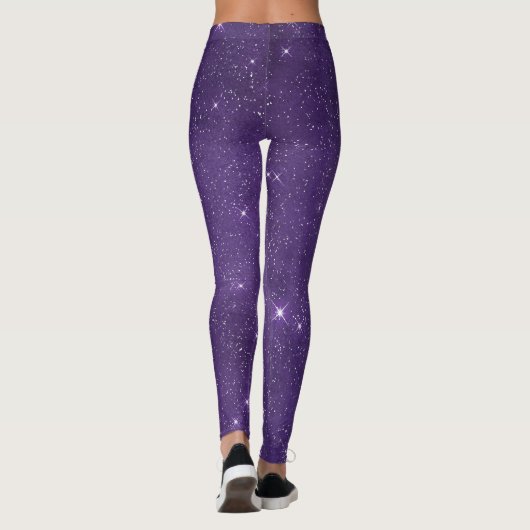 Leggings Brillant pourpre (Dos)