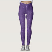 Leggings Brillant pourpre (Devant)