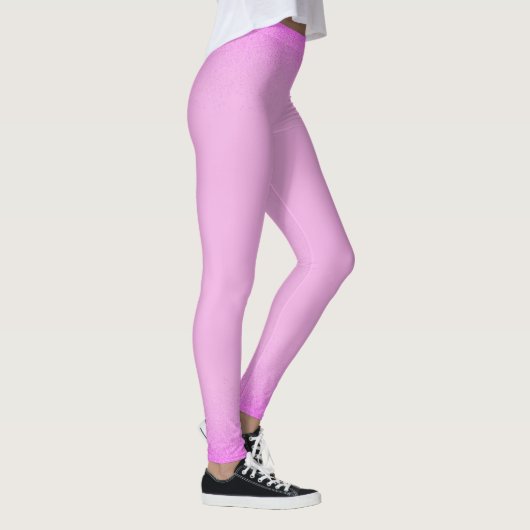 Leggings Brillant rose simple (Droite)